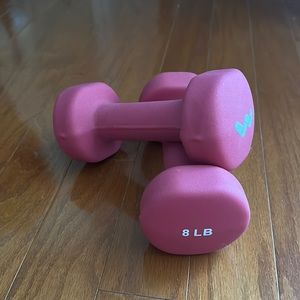 Set of Dumbbells, 8lbs each EUC